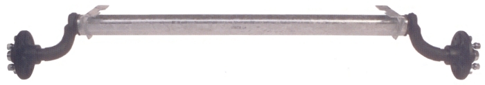Náprava AL-KO UBR 700-5, 100x4-nízká patka, 1100