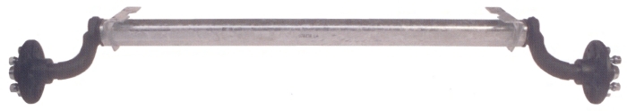 Náprava AL-KO UBR 700-5, 100x4-nízká patka, 1650
