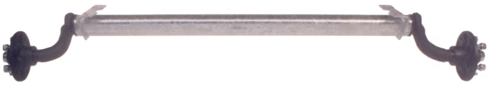 Náprava AL-KO UBR 700-5, 112x5-nízká patka, 1150