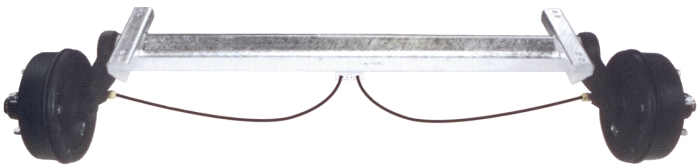 Náprava AL-KO B 2500-8, 205x6-s 3081A, 1040