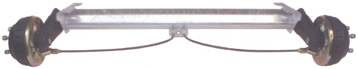 Náprava AL-KO B 1200-5, 112x5-tandem zadní kuličková, 1750