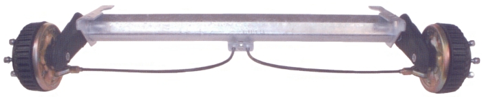Náprava AL-KO B 1600-3, 112x5-tandem zadní kuličková, 1670