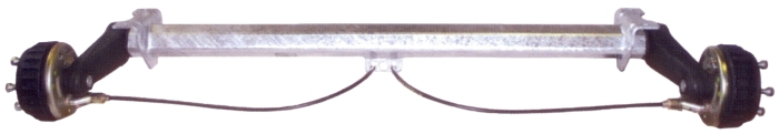 Náprava AL-KO B 850-5, 100x4-tandem zadní kuličková, 1350