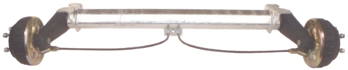 Náprava AL-KO B 1200-5, 112x5-tandem zadní kuličková, 1350