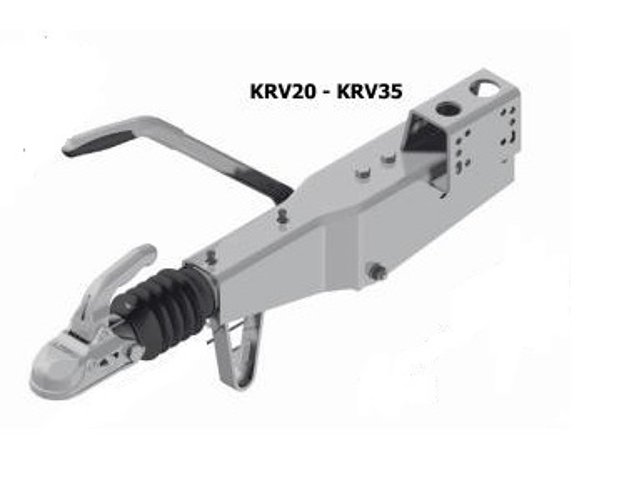 Brzda KNOTT KRV 20A1 80x80mm