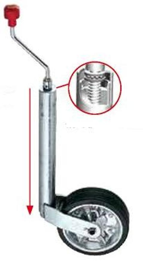 Opěrné kolečko plech AL-KO PLUS 48mm/300kg