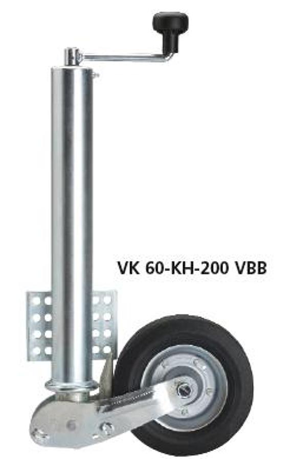 Opěrné kolečko WINTERHOFF VK 60/KH/200 VBB/250kg