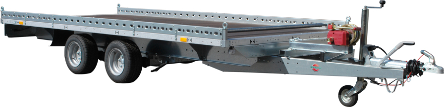 Přepravník KOBRAS SHA 20-40-20.2 s najezdy 290cm