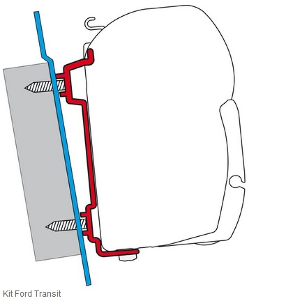 Adaptér F45 pro Ford Transit vysoká střecha