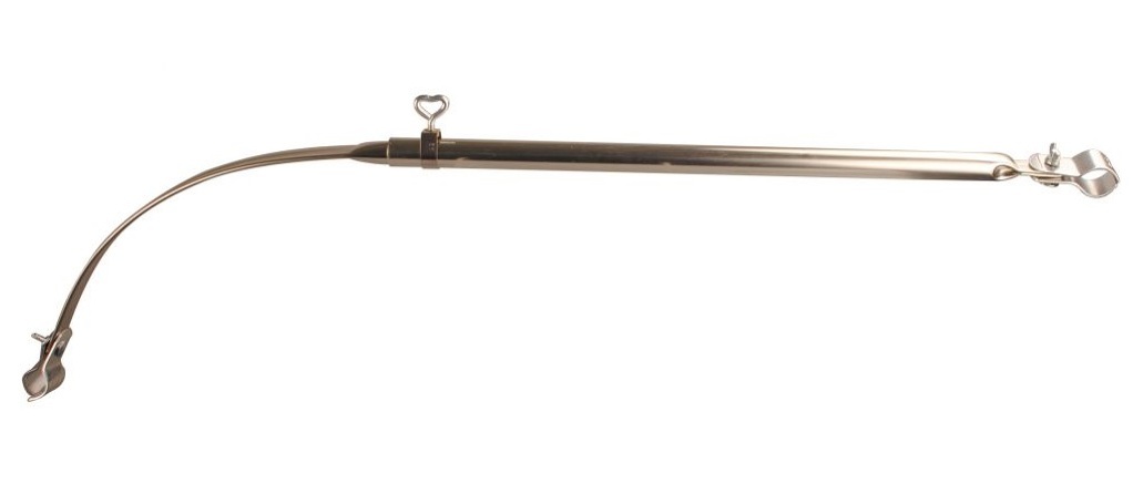 Střešní opěra s ohnutým perem - kleště/kleště  22mm x 110-160cm