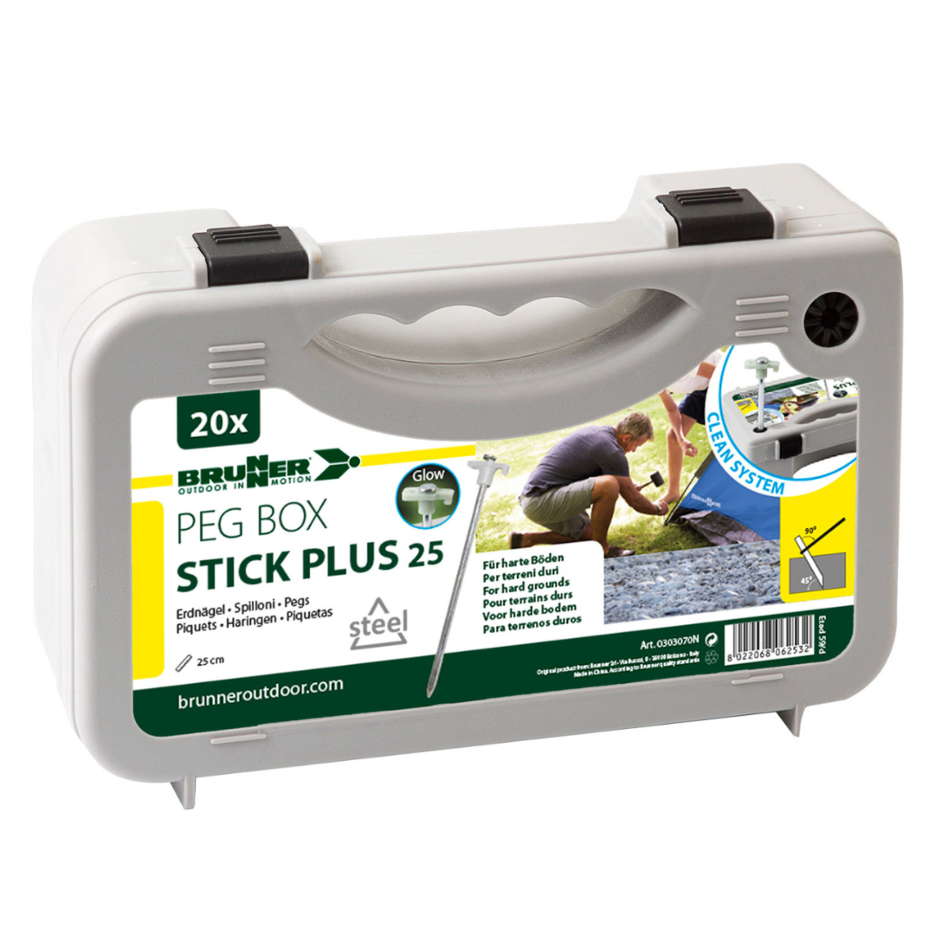 Sada kolíků Brunner Peg Box Stick Plus 25