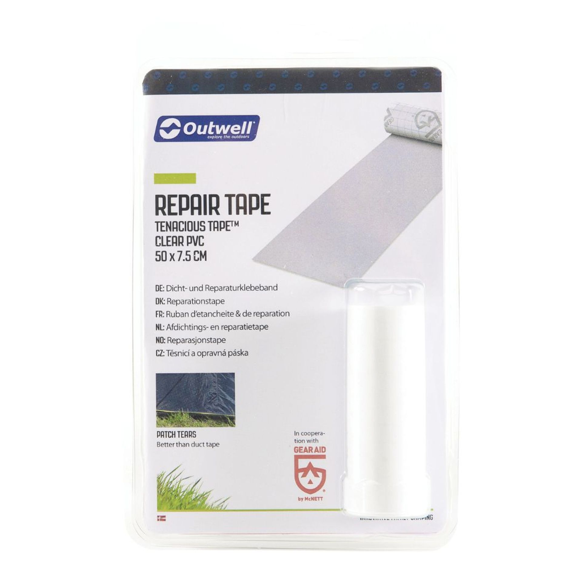 Opravná sada Outwell Repair Tape Clear