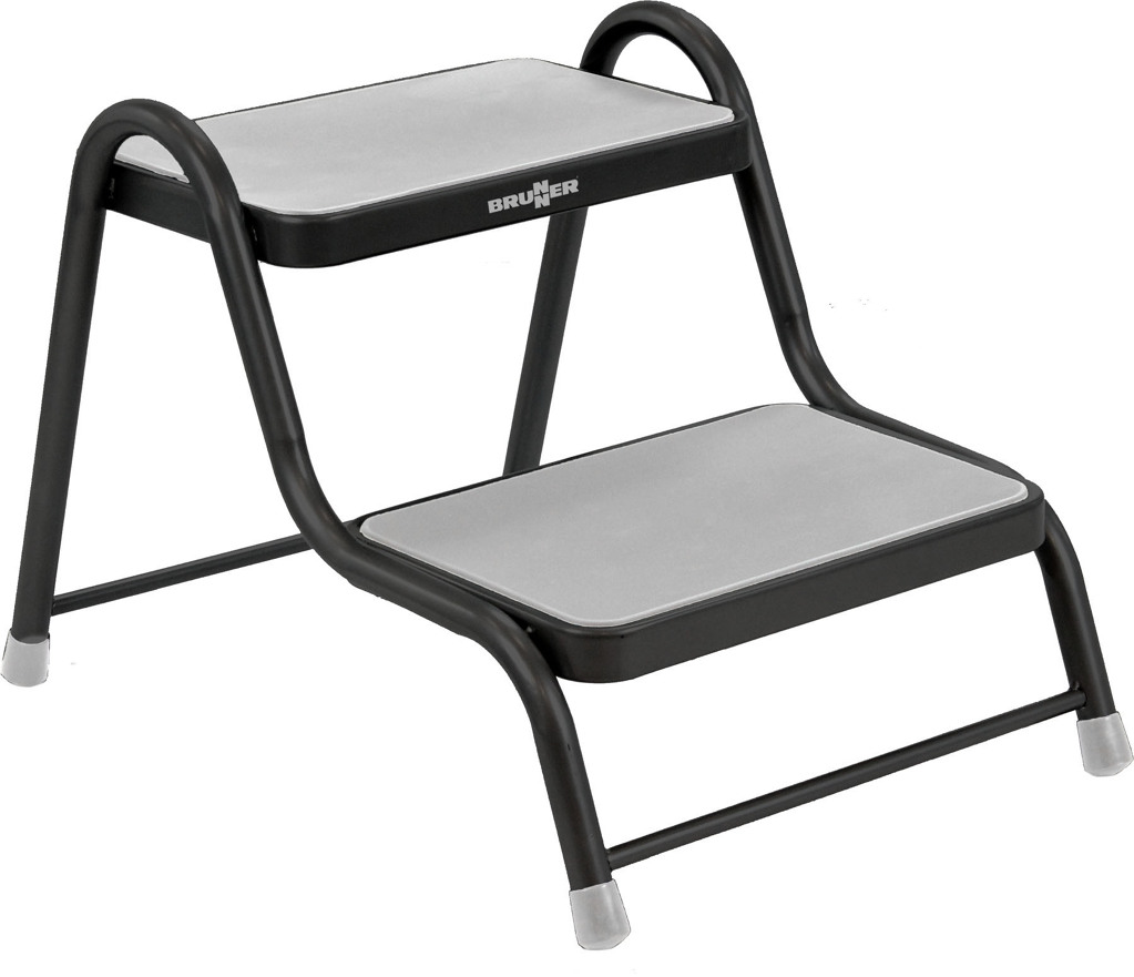 Schůdek dvoustupňový Brunner King Double Step černý