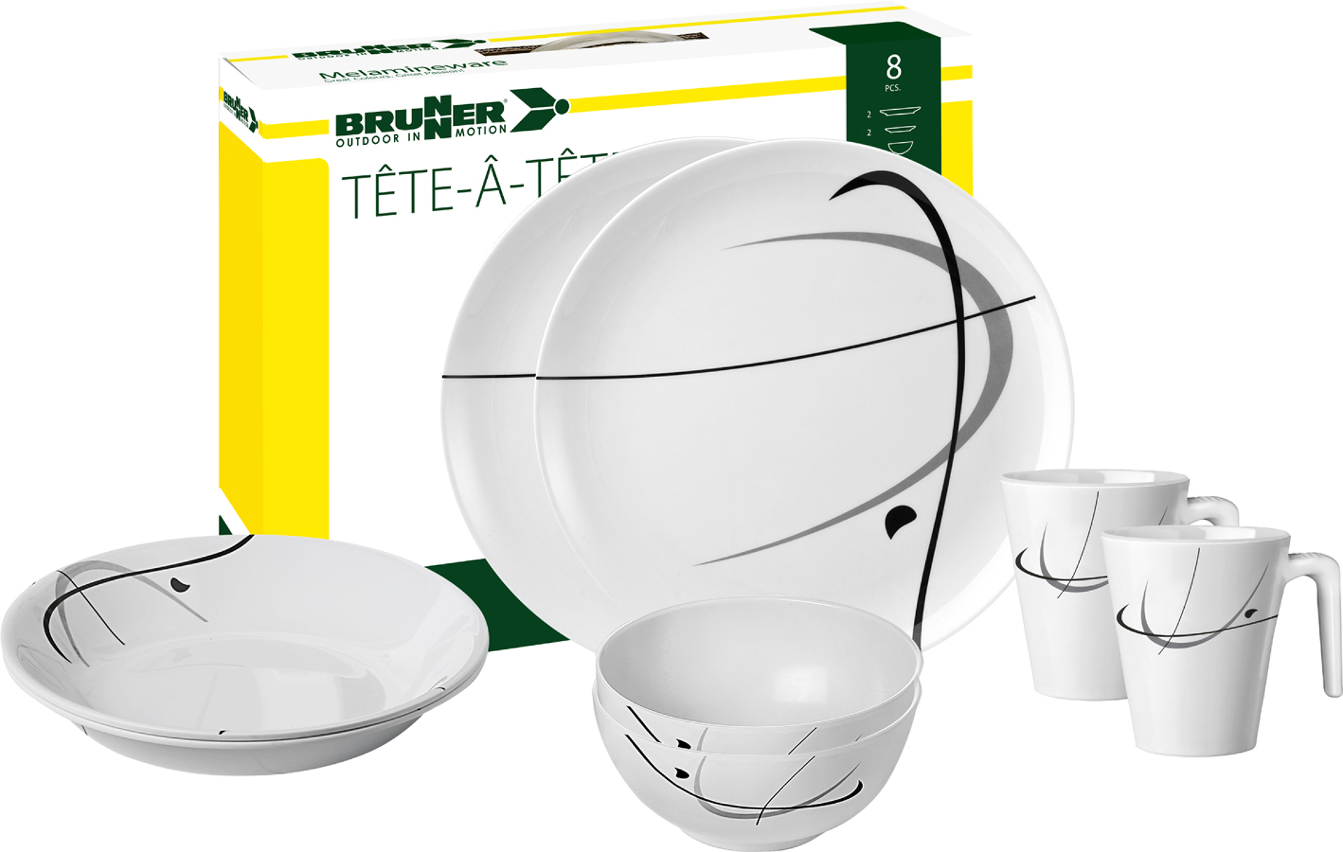 Sada nádobí Serenade Tete-A-Tete 8-dílná