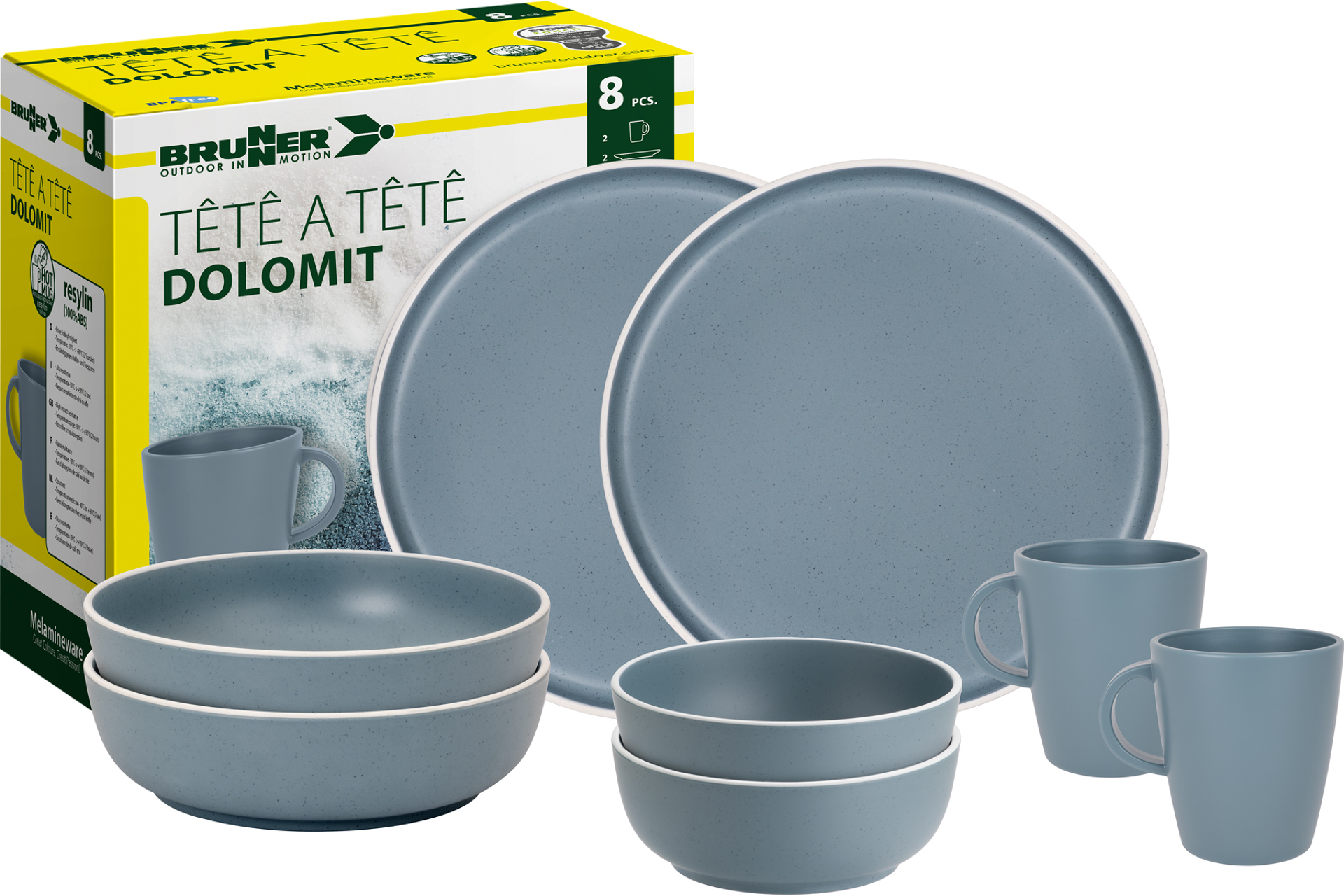 Brunner Dolomit Tete-A-Tete Blue
