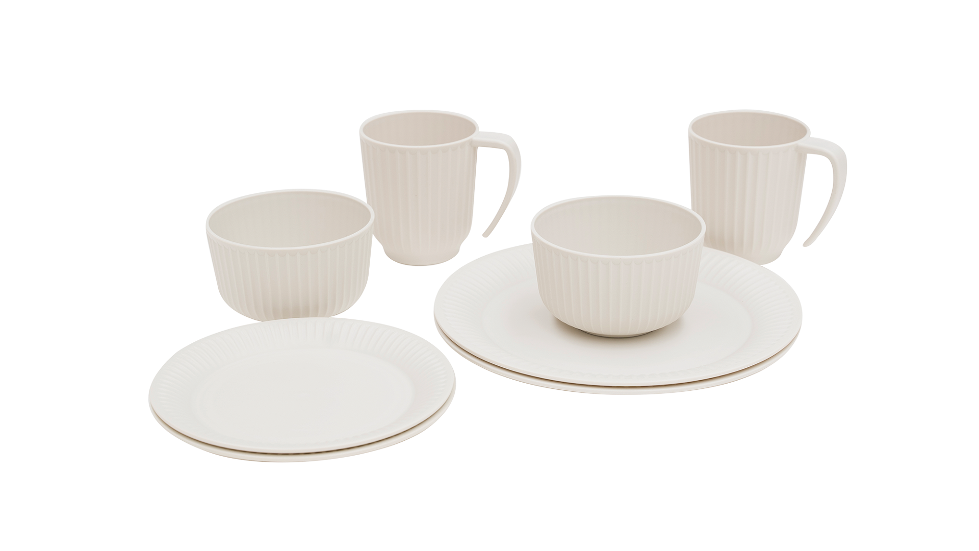 Outwell Delish 2 Person Dinner Set Sandstone