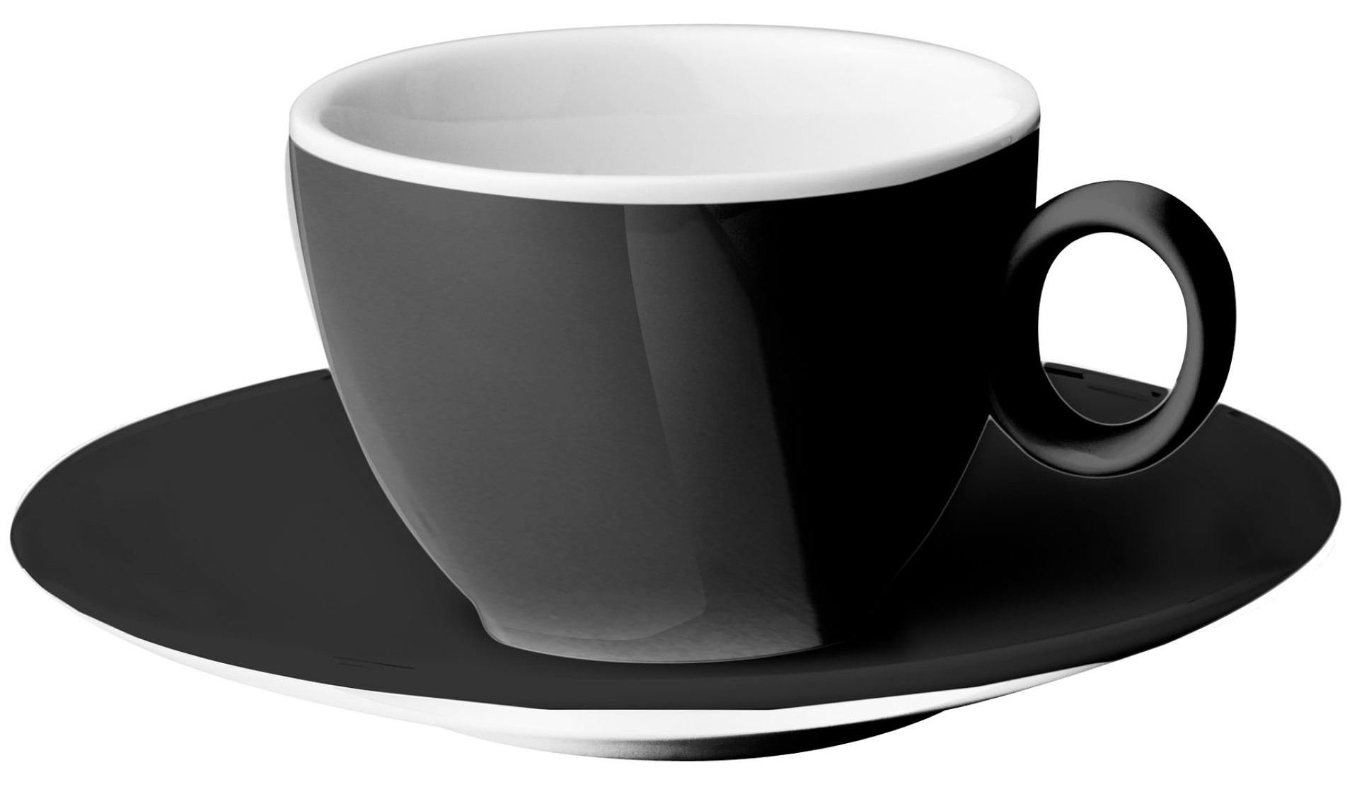 Espresso šálek s podšálkem Brunner černá