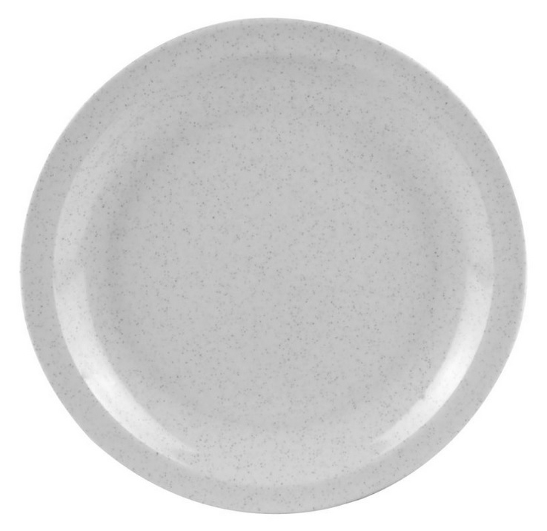 Mělký talíř - Granit uni