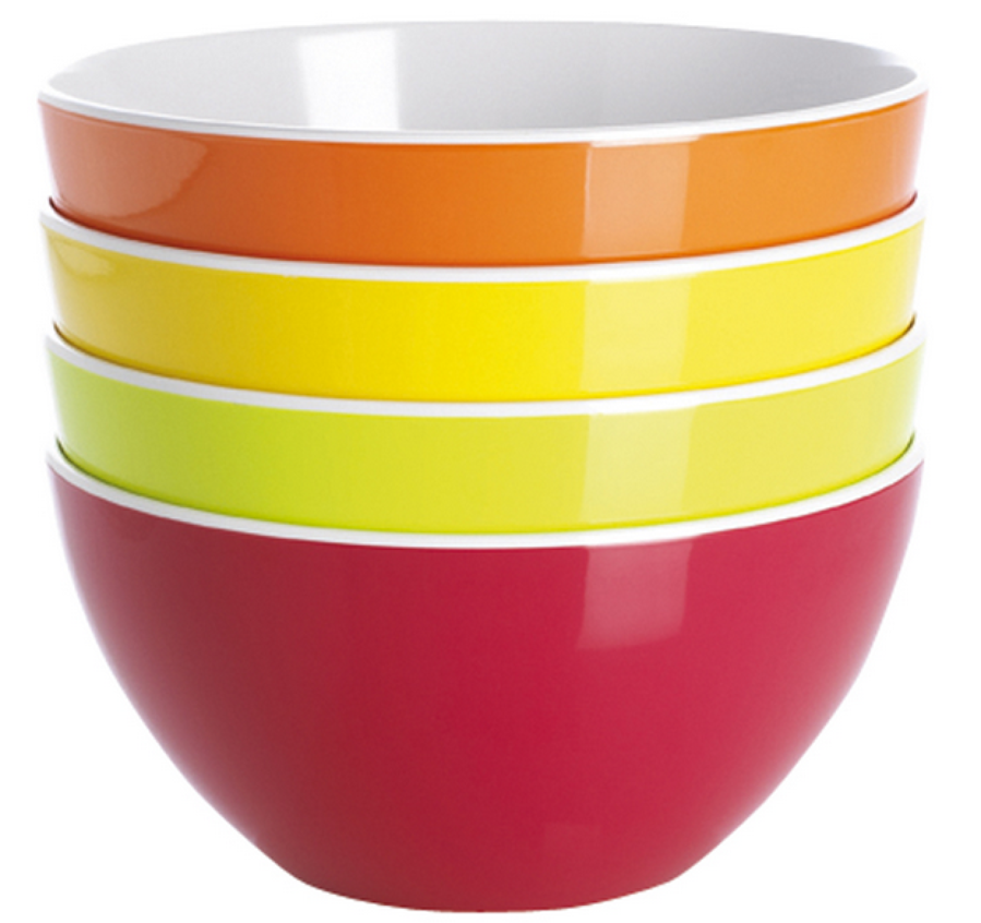 Sada misek Gimex Rainbow 4-dílná
