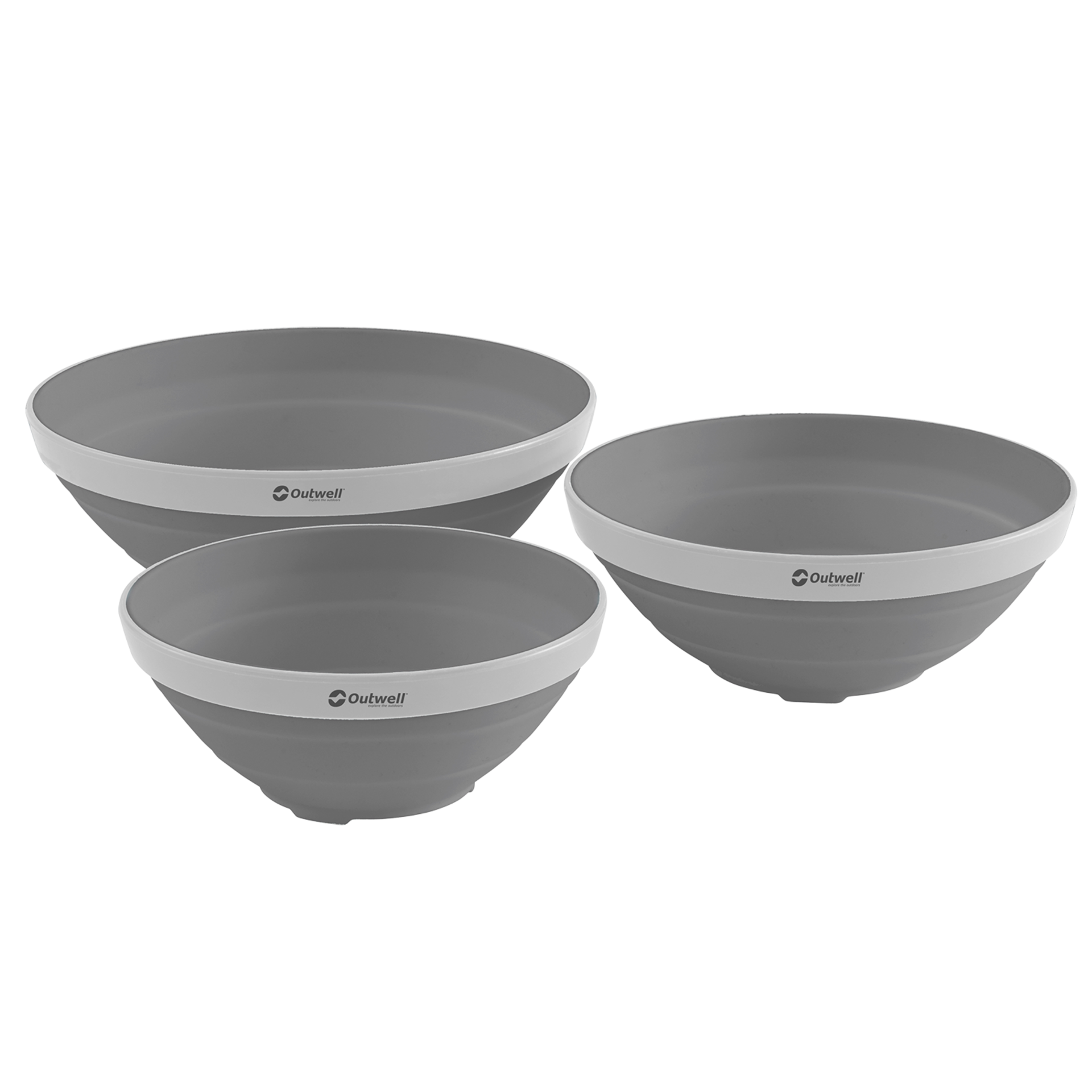 Outwell Collaps Bowl Set Grey Mist