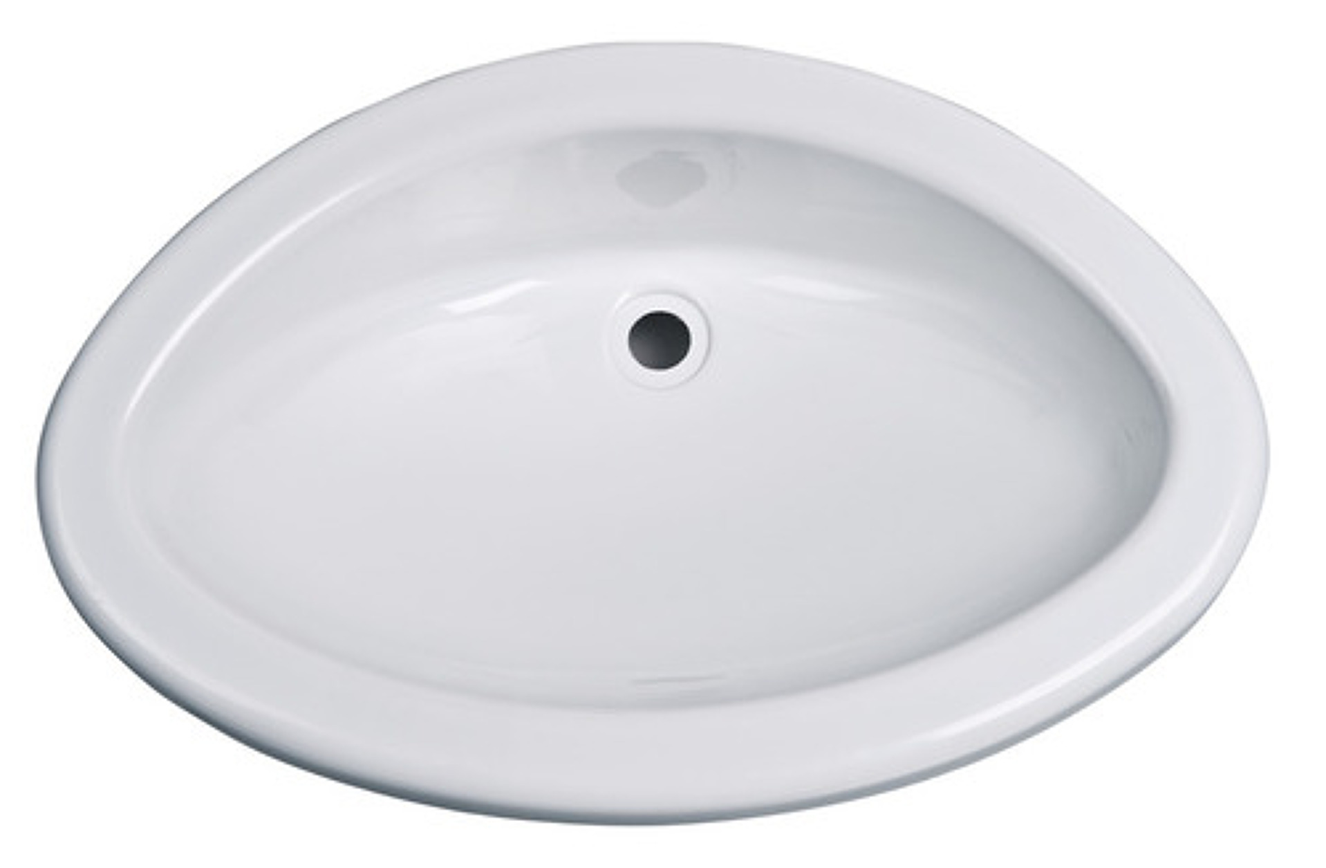 Umyvadlo oval maxi bílé 460 x 280 mm