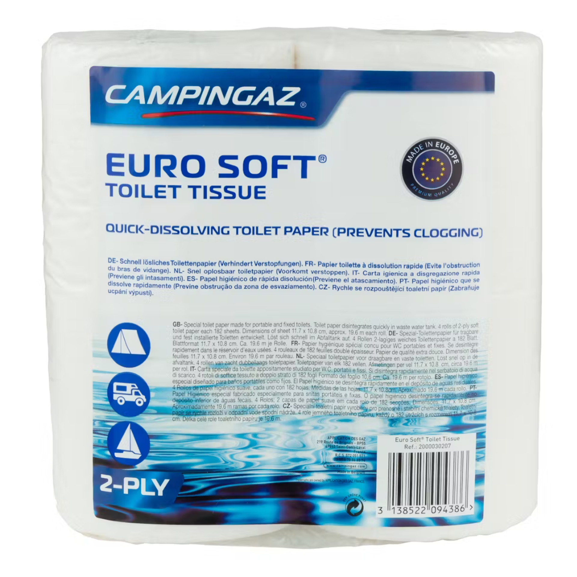 Toaletní papír Campingaz Euro Soft 4 Pack