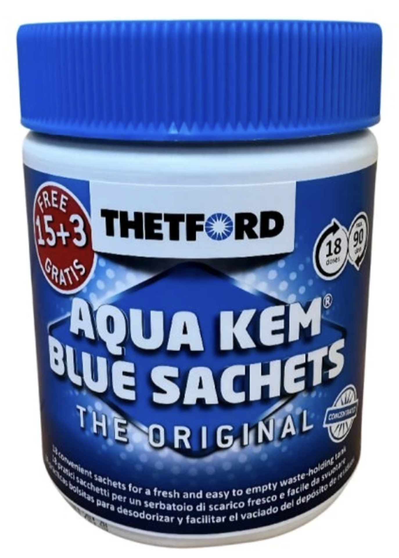 Thetford Aqua Kem Sachets 15+3 zdarma#