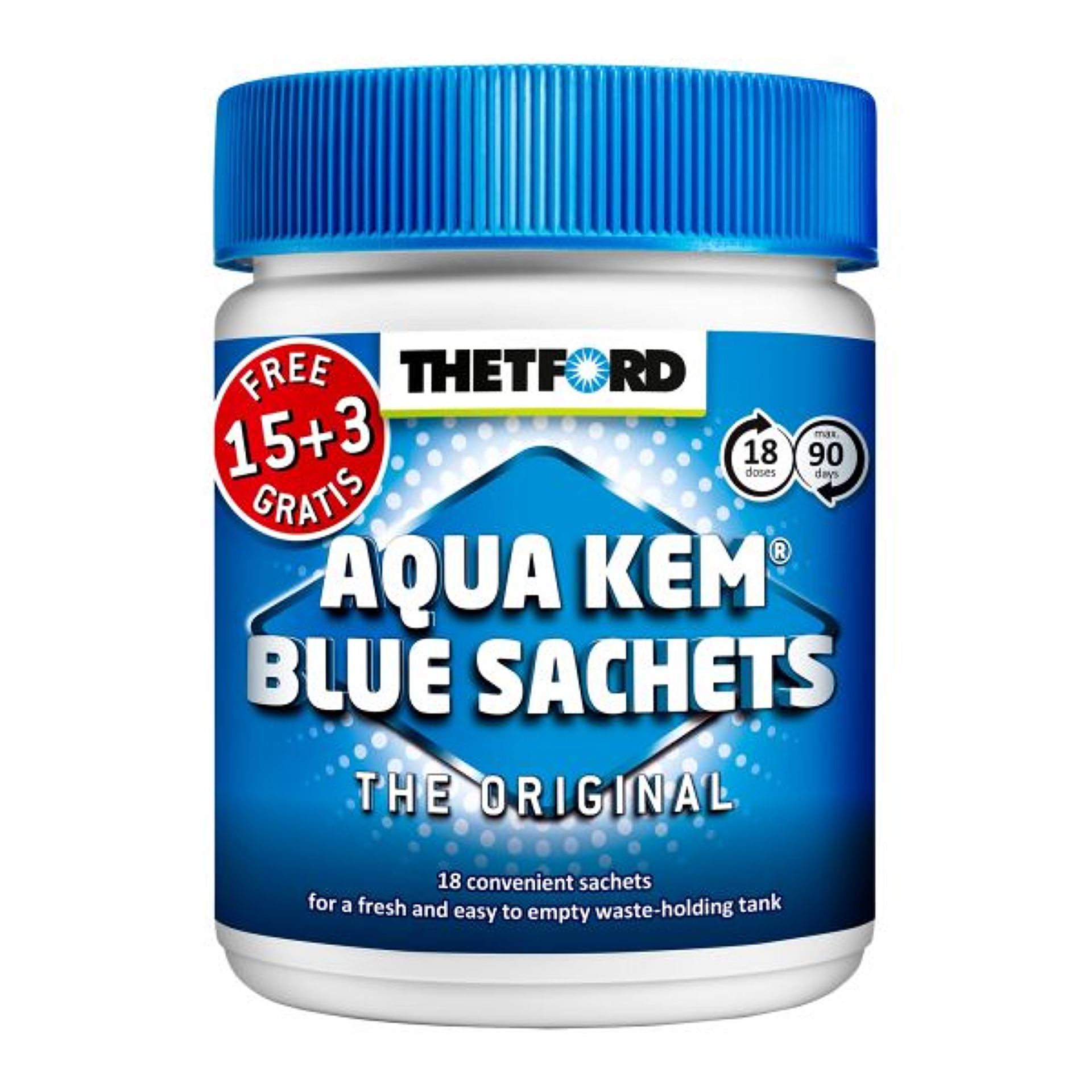 Thetford Aqua Kem Sachets 15+3 zdarma