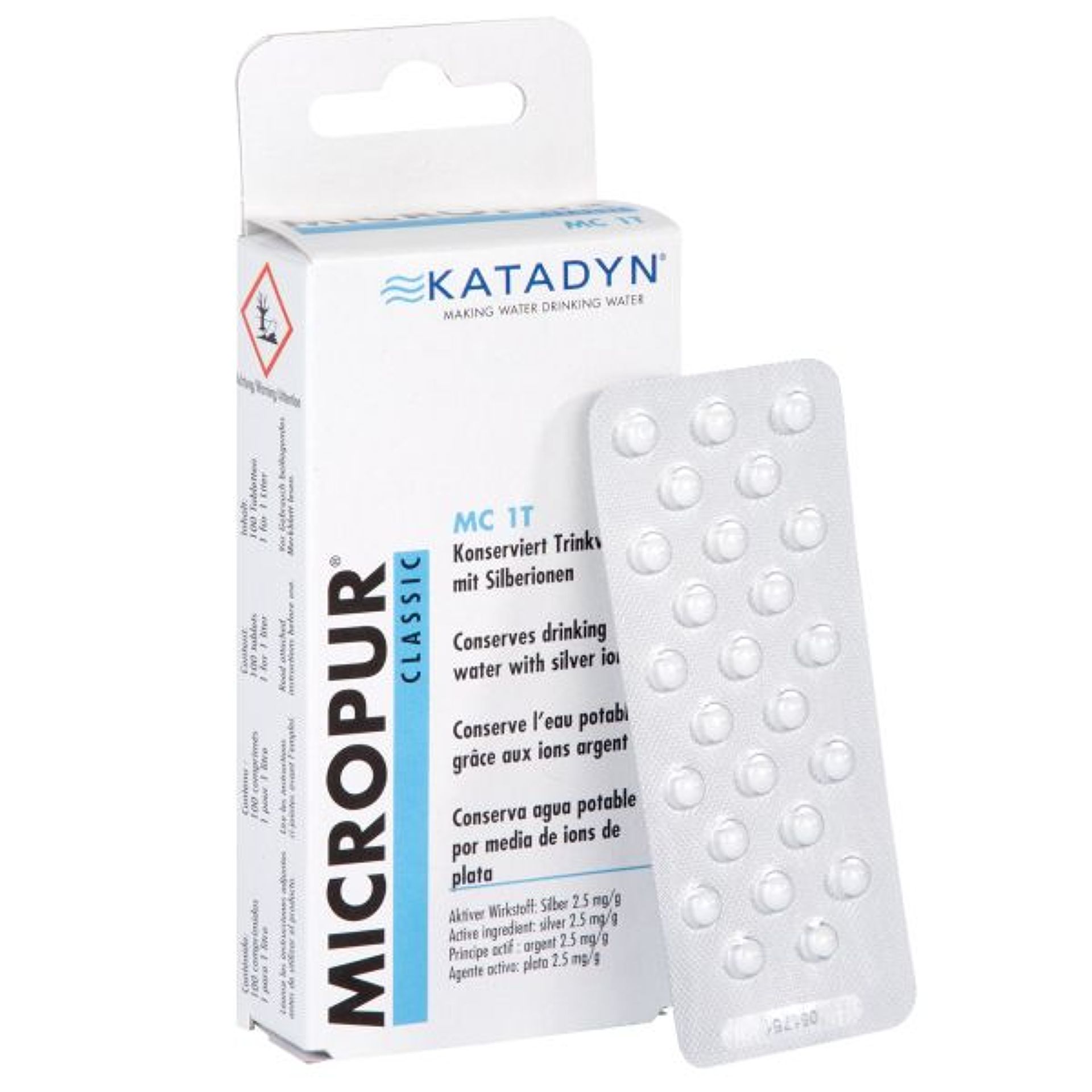 Konzervace vody Katadyn Micropur 100 tablet
