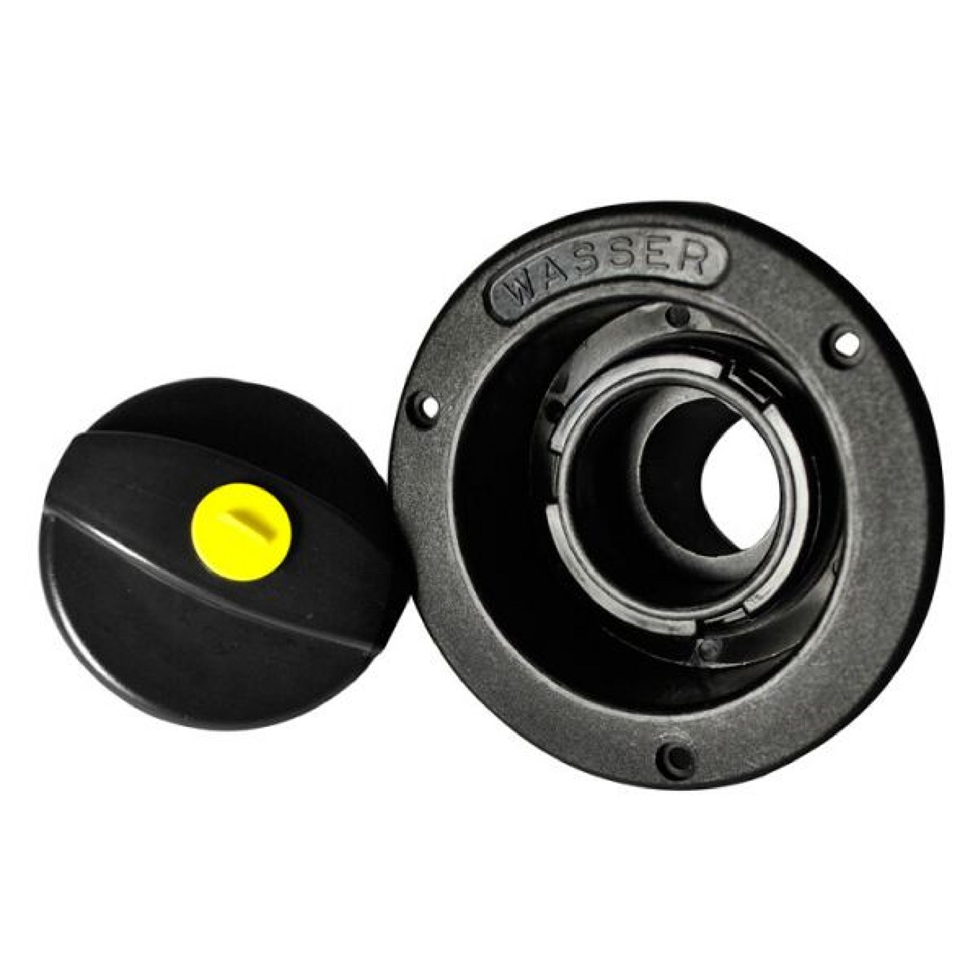 Plnící hrdlo FF - system 40 mm s krytem, černá