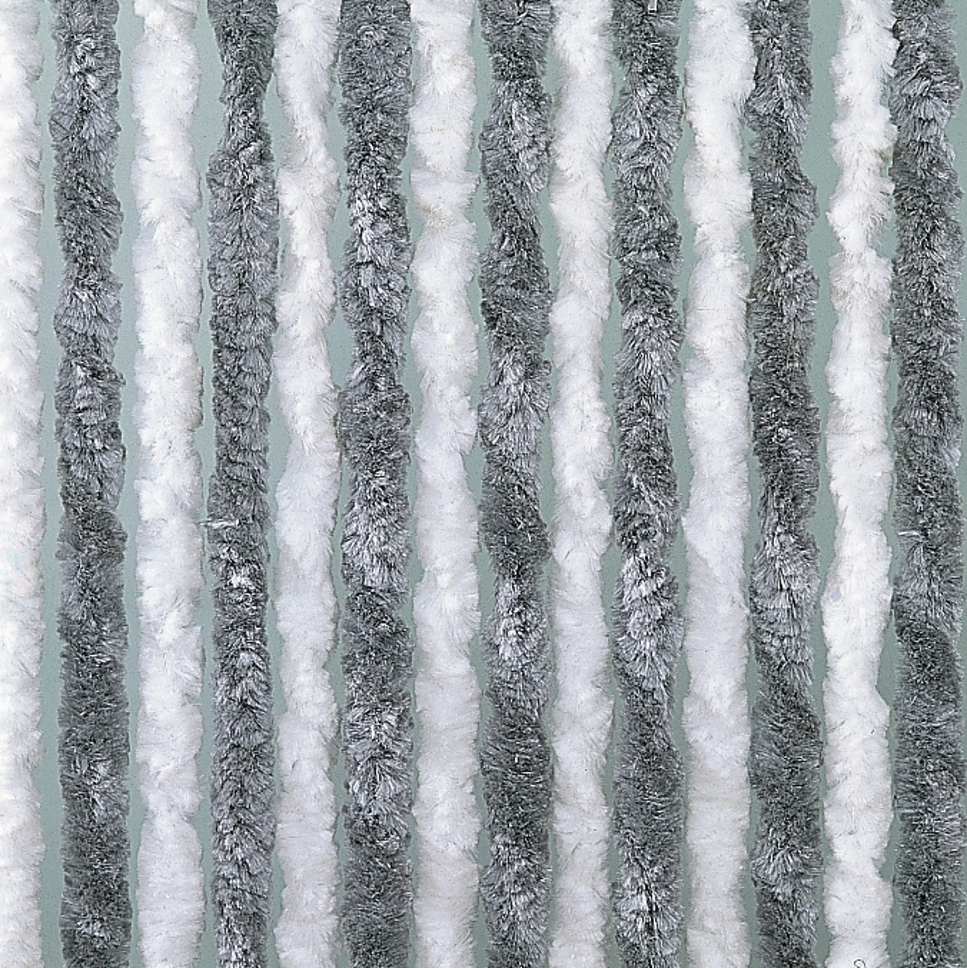Závěs 100x200cm, šedá/bílá