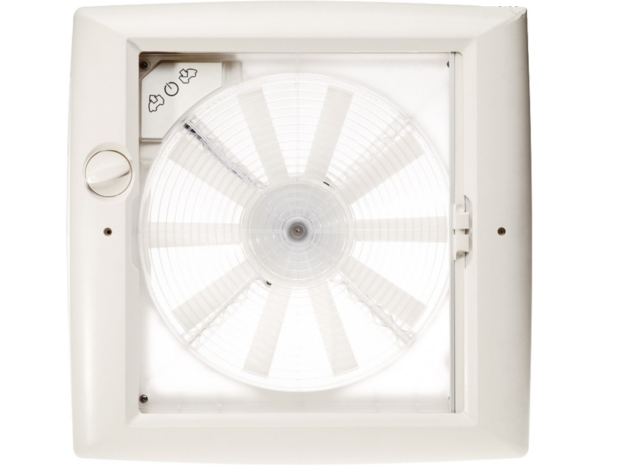 Thule Omnivent bílé neprůhledné s ventilátorem