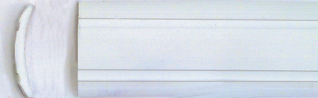 Výplň pro lišty uni 12 mm, bílá 1m