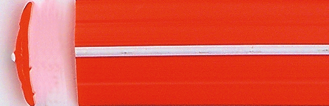 Výplň pro lišty uni 12 mm, červeno-bílá