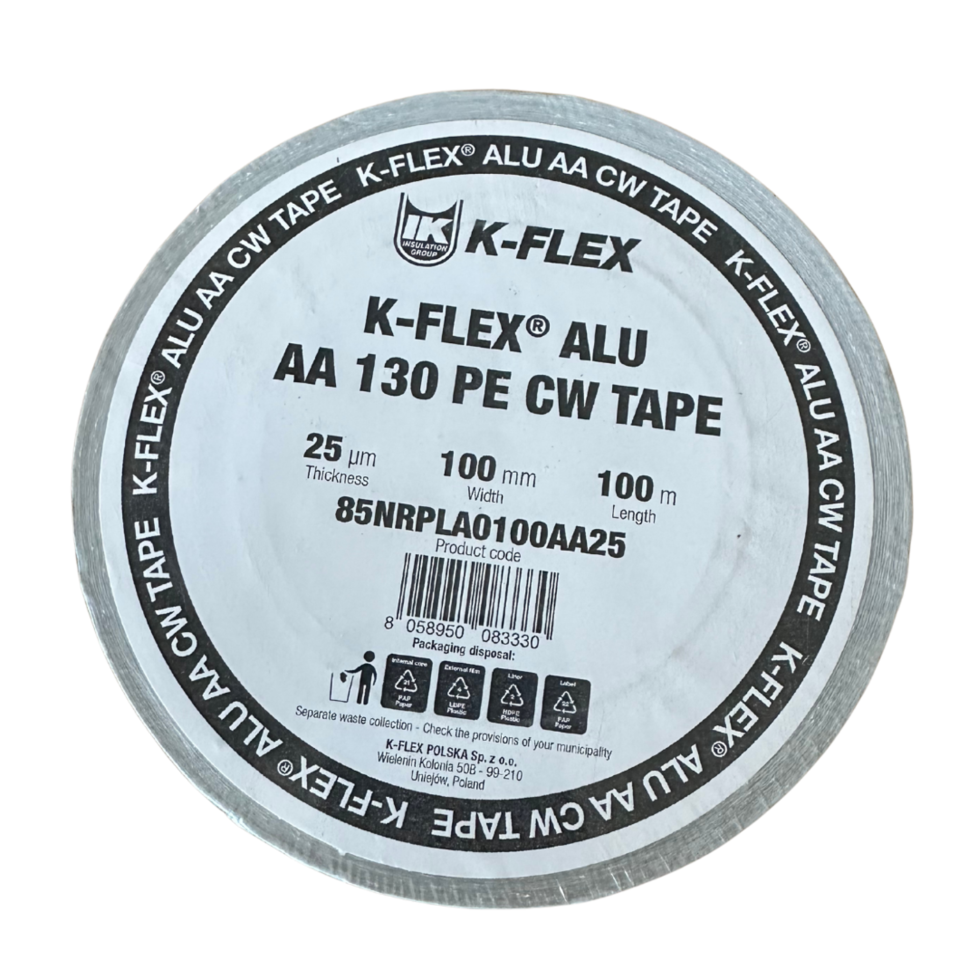 K-Flex páska ALU 100mm 100m