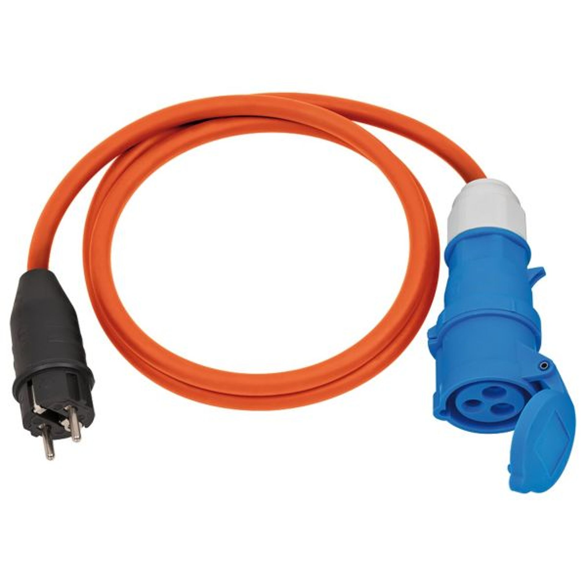 Připojovací kabel Schuko-CEE 25m oranžový