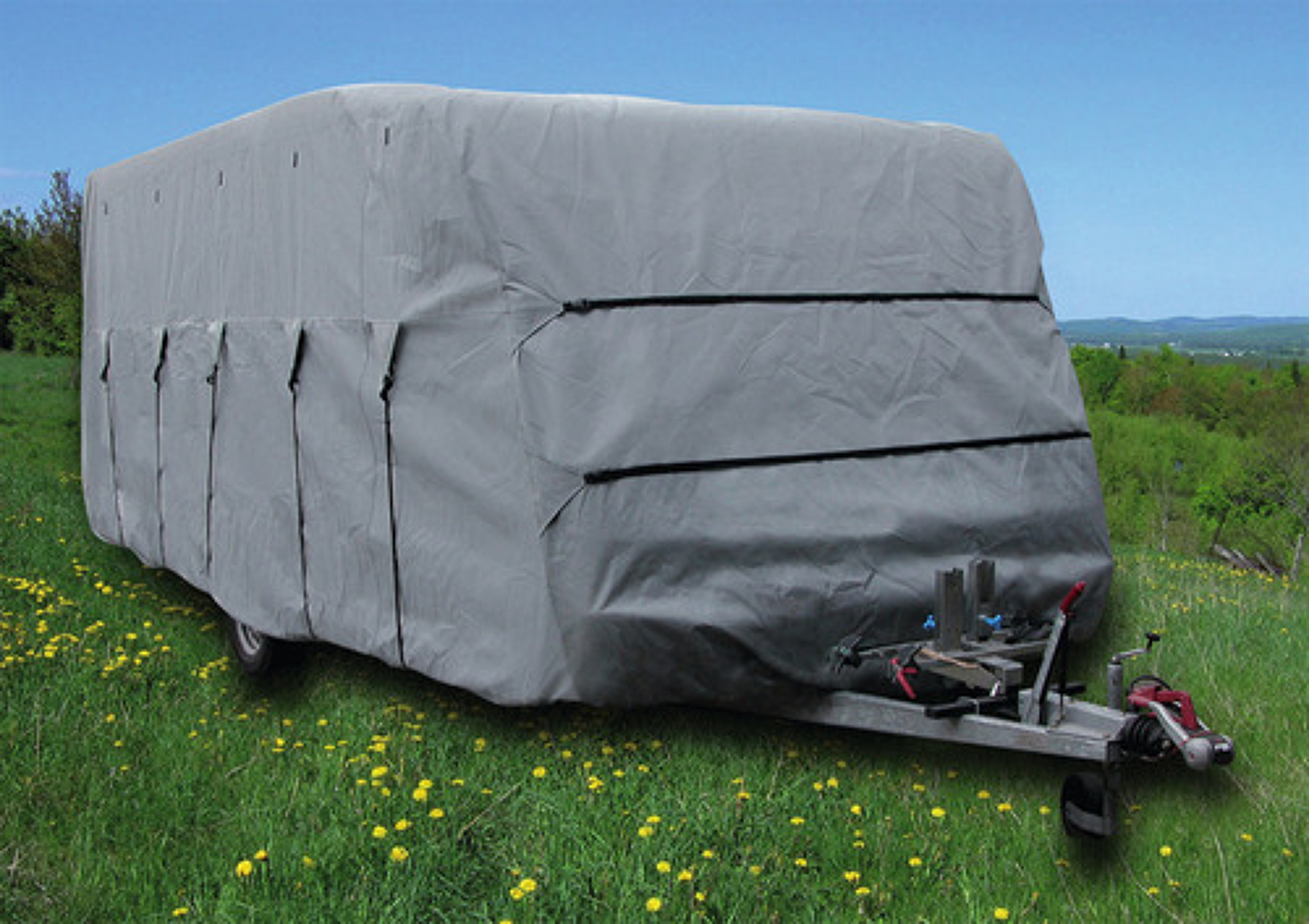 Plachta na karavan 550-590 x 250 cm