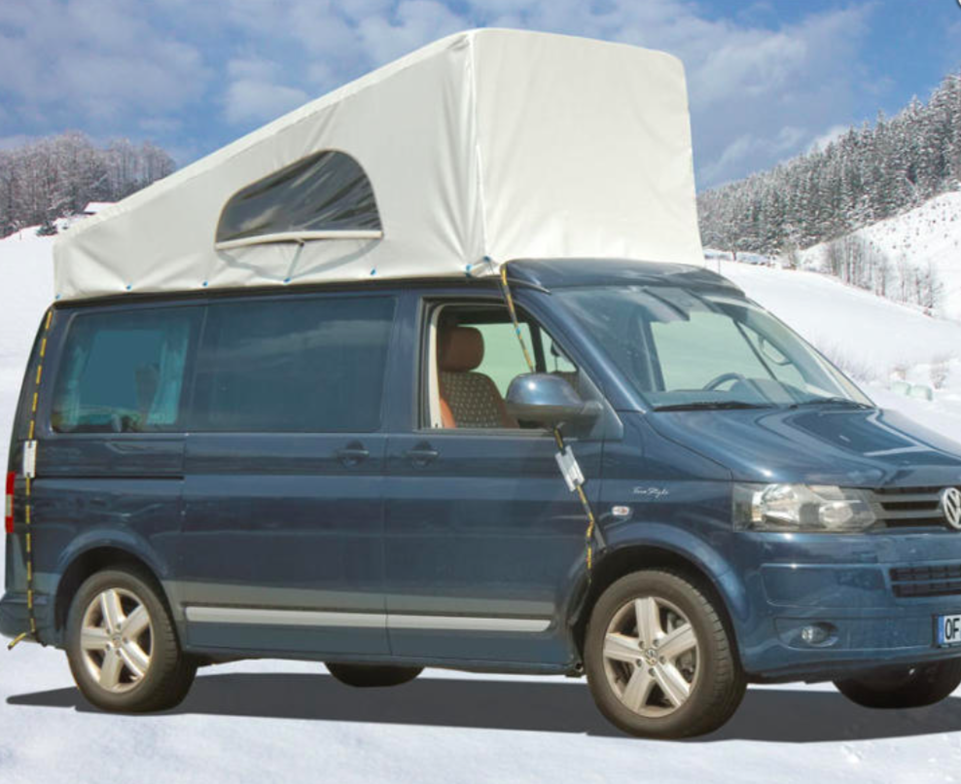 Zákryt Climacover VW T6/T5 pro střechu SuperFlach krátký rozvor