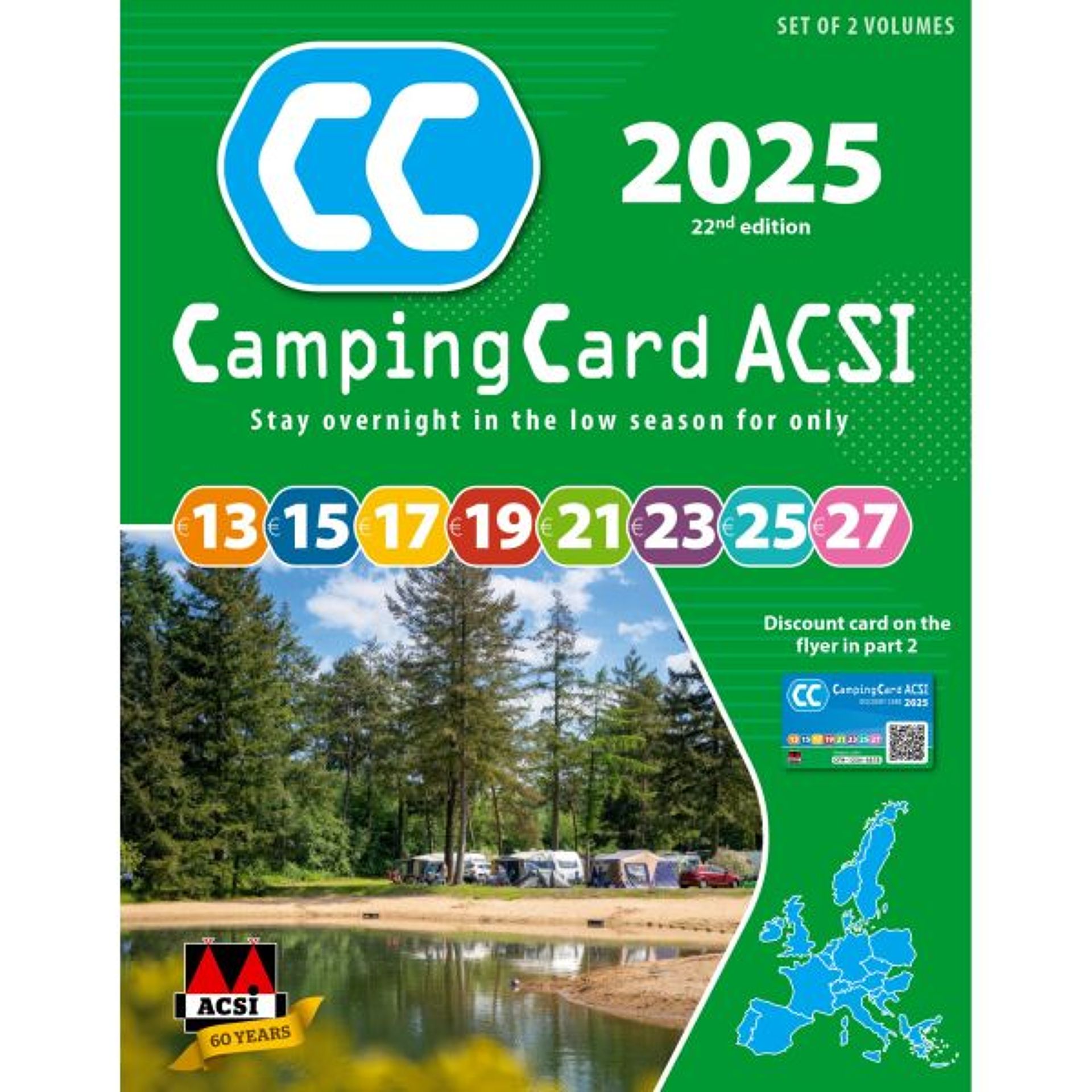 ACSI Camping Card 2025 - anglická verze