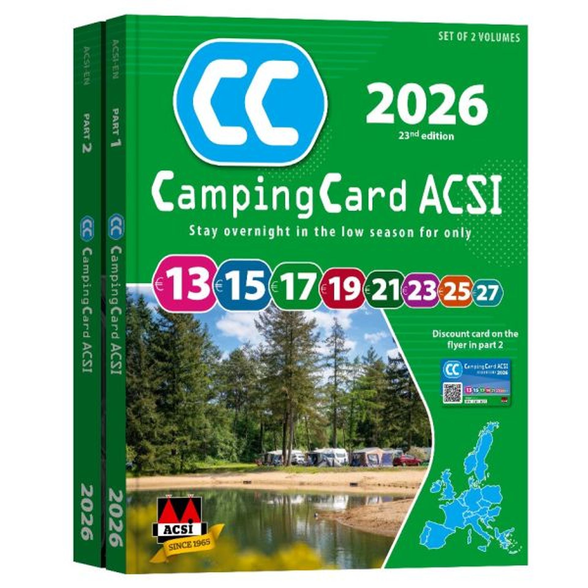 ACSI Camping Card 2026 - anglická verze