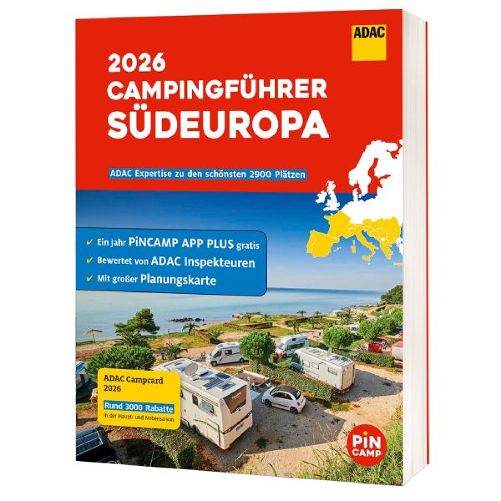 ADAC Campingführer 2026, díl 1 Sudeuropa