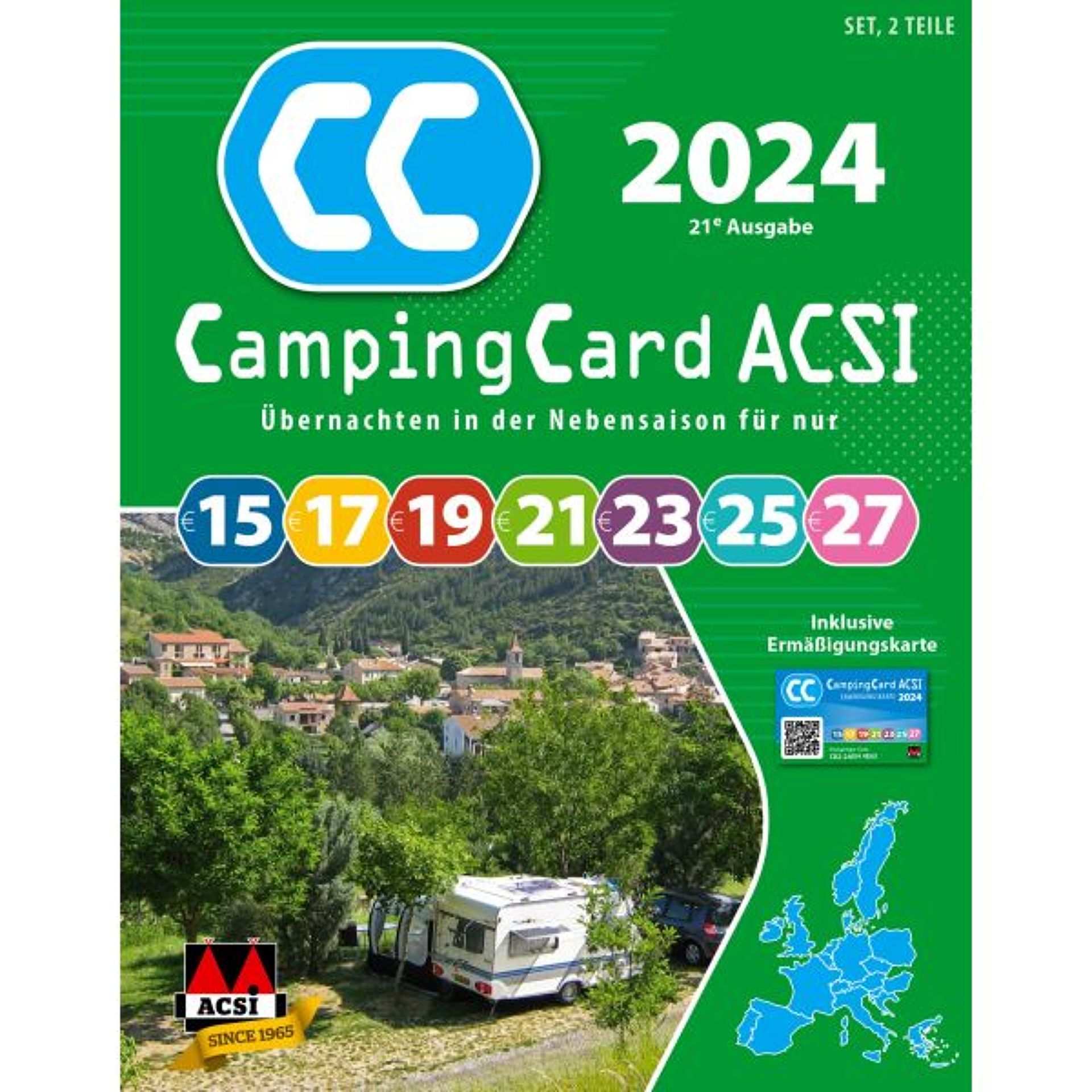 ACSI Camping Card 2024 - německá verze