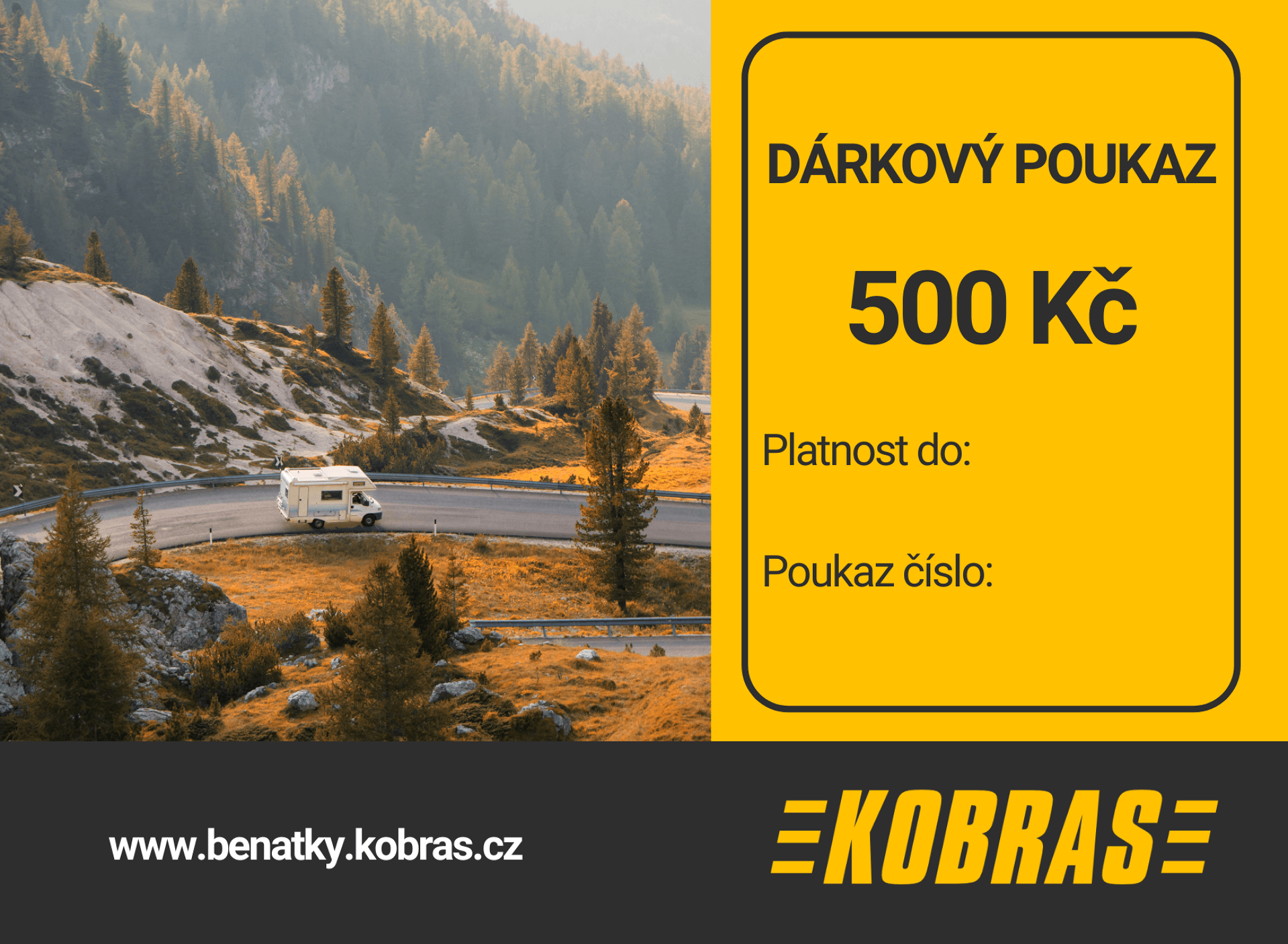 Dárkový poukaz na 500 Kč