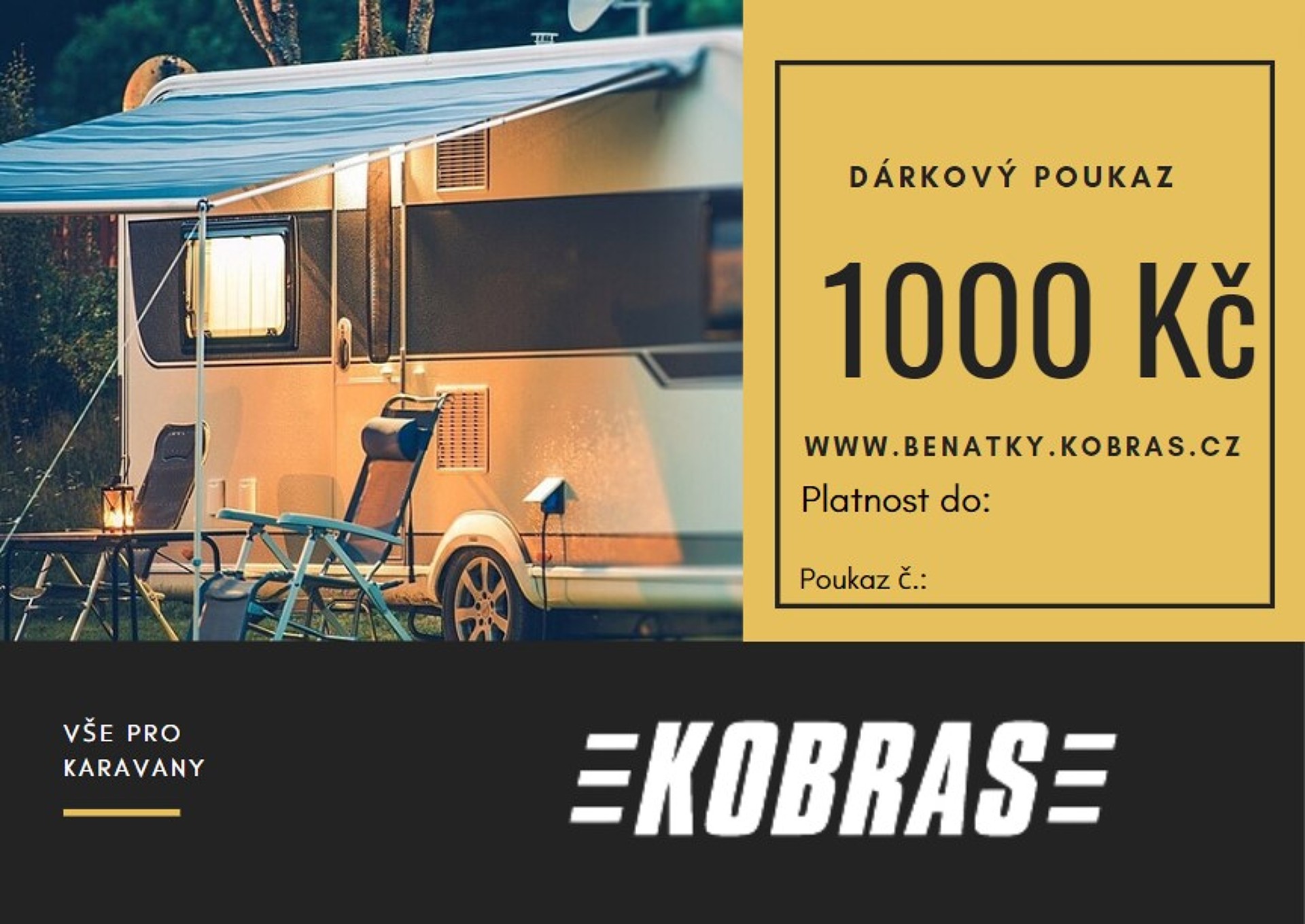 Dárkový poukaz na 1.000 Kč