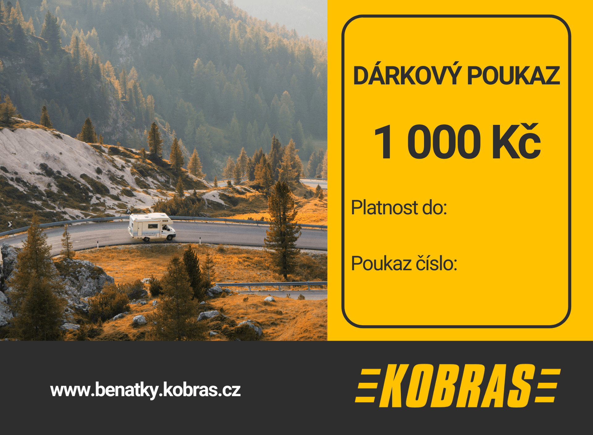 Dárkový poukaz na 1.000 Kč