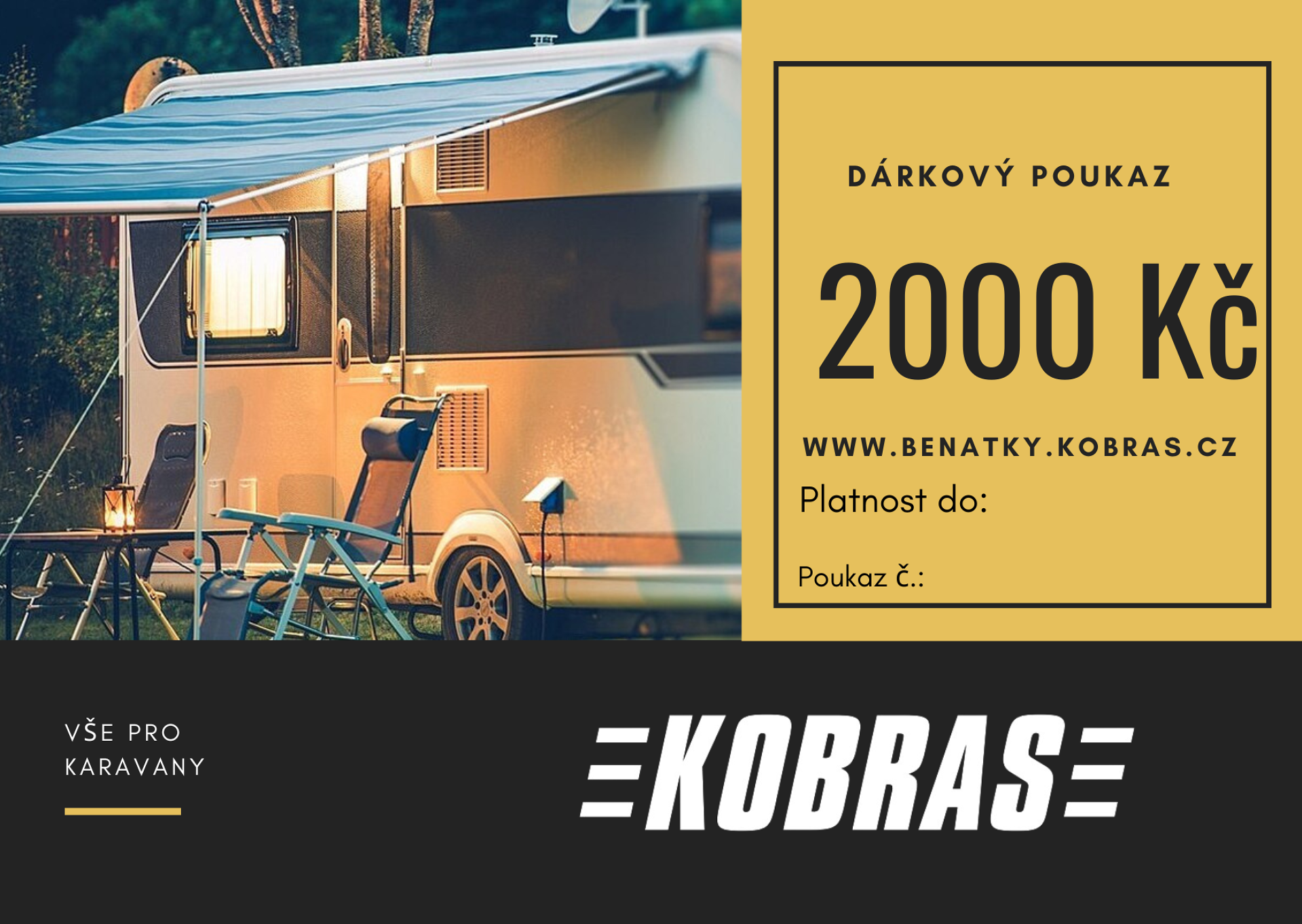 Dárkový poukaz na 2.000 Kč