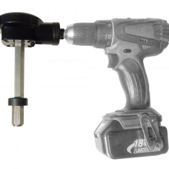 Převodovka pro snadné dotahování opěrných nohou