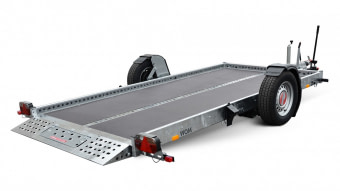 Spouštěcí přívěs WOM 13-25-17.1 s ruční pumpou