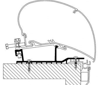 Adaptér THULE Hobby karavan