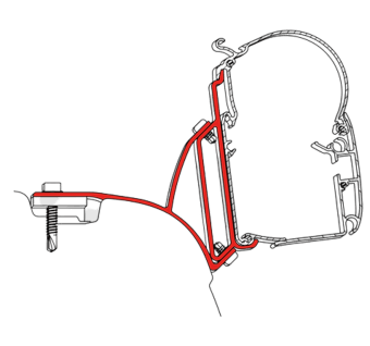 Adaptér pro Dometic PW VW T5/T6 Multivan